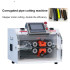 Automatic flat tube cutting machine water pipe gas tubes and metal braid pips cut equipment