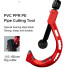 PPR Pipe Cutter 14-65mm/50-120mm Dual-purpose Scissor for Composite Pipe PE Plastic Melt PVC Pipe Cutter Blade