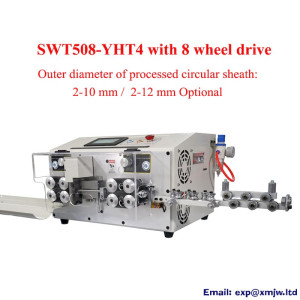 SWT508 YHT4 Wire Cross Section 2-12mm Electric Wire Stripping Machine Cable Peeling Stripping Cutter 8 Wheel with Blades