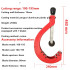 PPR Pipe Cutter 14-65mm/50-120mm Dual-purpose Scissor for Composite Pipe PE Plastic Melt PVC Pipe Cutter Blade