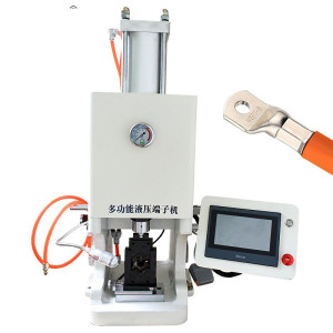 10t Pneumatic Hydraulic Terminal Connector Crimping Machine Cable Electrical Splicing Crimping Tool Wire Cirmper Pliers