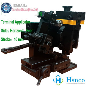 Mecal Type Applicator European Style OTP CNC Cutting Terminal Applicator Side / Horizontal Feed Stroke：40 mm