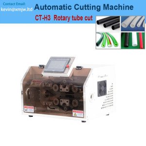 Rotary Blade Tube Cut Machine Od 5 - 42 mm Pipe Servo Cut Machine