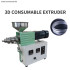 SJ15 single screw extruder desktop for laboratory extruding machine extrusora bequeno