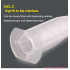 20 PCS AB Glue Static Mixing Tube Spiral White Mixing Core Nozzle Glue Filling Stirring Tube