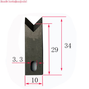 2pcs/set Tungsten Carbide Material Cutter Blade Knife for Wire Stripping Machine Cut and Strip