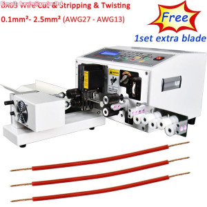 HS-BX03 Supplied Automatic Wire Cable Cutting Stripping and Twisting Machine Wire Peeling Stripper