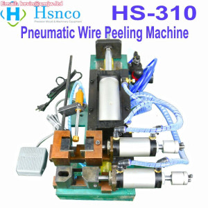 HS-310 Pneumatic Cable Peeling Machine Wire Stripping Machine Max Cable O.D : 10mm Stripping Length: 1-100mm