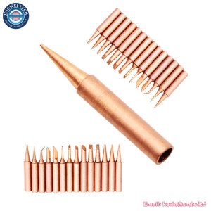 900M-T Pure Copper Soldering Iron Tip 900M-T-0.8D 1.2D 3.2D I SK SI 2C 4C Lead-free Solder Tips Welding Head BGA Solder Tools