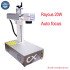 Auto Focus 50W Raycus Fiber Laser Marking Machine 30W 20W Metal Engraver Nameplate Engraving Carving with Galvo Scanner Align