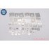 47pcs/set Universal Direct Heat Reballing Directly Stencils For Game Console PS3 CPU PS4 GPU XBOX CXD WII 47pcs/set Direct Heat