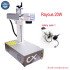 Auto Focus 50W Raycus Fiber Laser Marking Machine 30W 20W Metal Engraver Nameplate Engraving Carving with Galvo Scanner Align