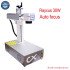 Auto Focus 50W Raycus Fiber Laser Marking Machine 30W 20W Metal Engraver Nameplate Engraving Carving with Galvo Scanner Align