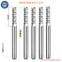Solid Carbide Corn End CNC Cutting Milling Tools D0.8, 1.0, 1.6, 1.8, 2.4, 3.1 PCB mill Milling Cutter Bits